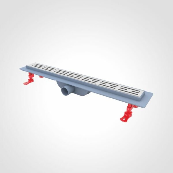 Caniveau 30Cm Coude Chrome Duschal Delta-X Bs-10030