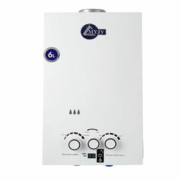 Chauffe Eau Gaz 6 L Myjy Blanc