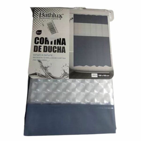 Rideau Douche 180X180Cm Bathlux Bleu