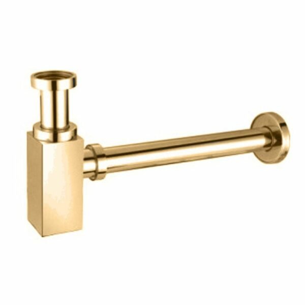 Siphon Lavabo Double Ecrou Dore Zenith Sar512G