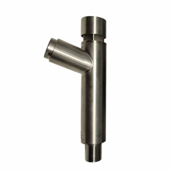 Robinet Poussoir Mural Chrome Rolin Ri031