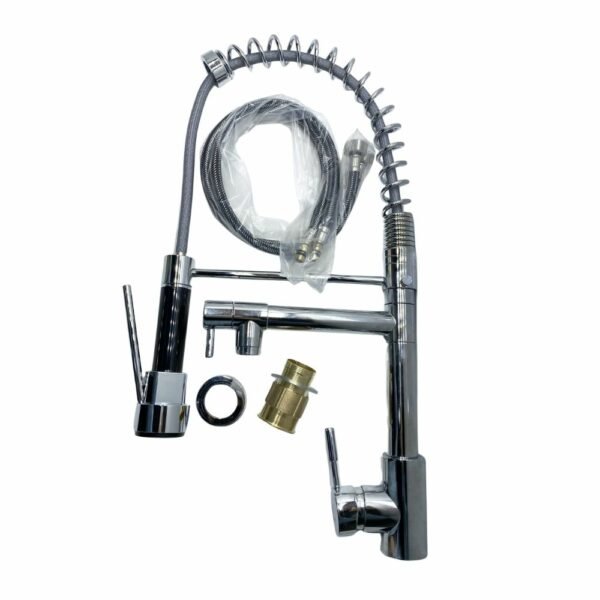 Mitigeur Cuisine Pro Chrome Double Flexible Itato Cl-02A