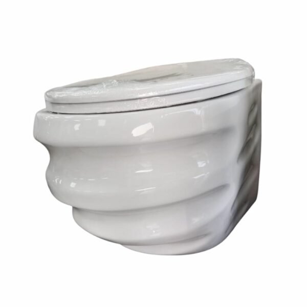 Cuvette Suspendue Blanc Rond Amortissable Luxiati Tg813