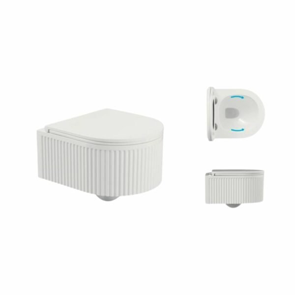 Cuvette Suspendue Blanc Rond Amortissable Modena W09