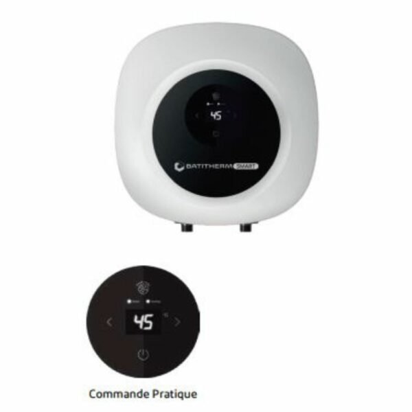 Chauffe Eau Electrique Verticale Blanc 15 L Batitherm Smart Compact