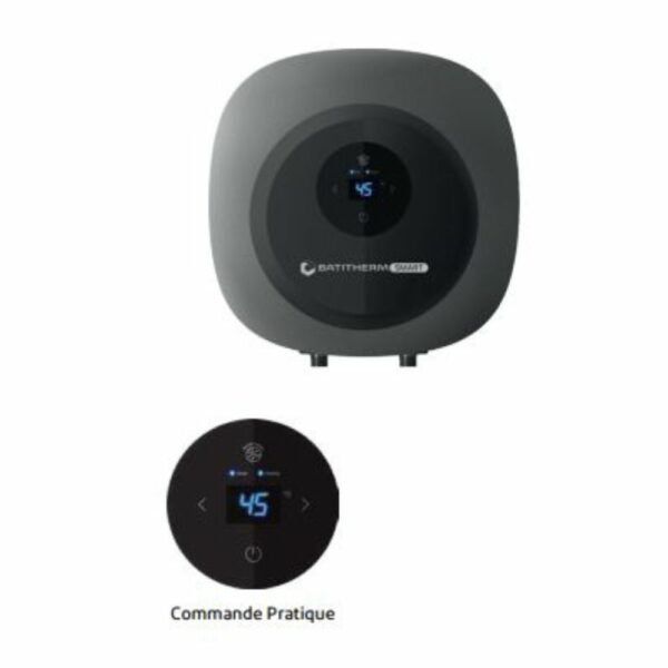 Chauffe Eau Electrique Verticale Gris 15 L Batitherm Smart Compact