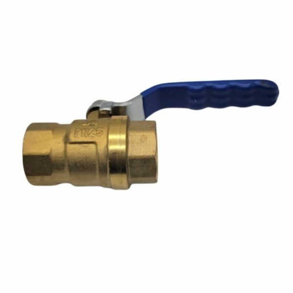 Vanne Bille 3/4" FF Poignée Bleu River