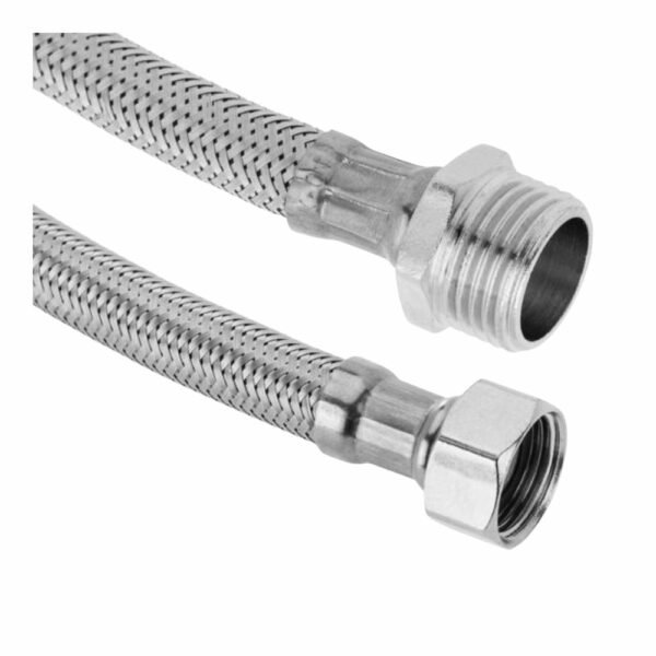 Flexible Branchement MF 3/8"F - 1/2"M - 40Cm